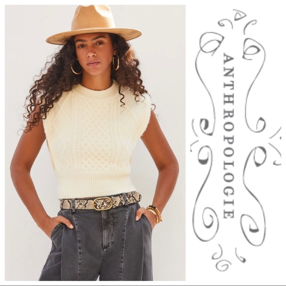 Anthropologie Sweaters - NWT Maeve Martie Cable-Knit Top